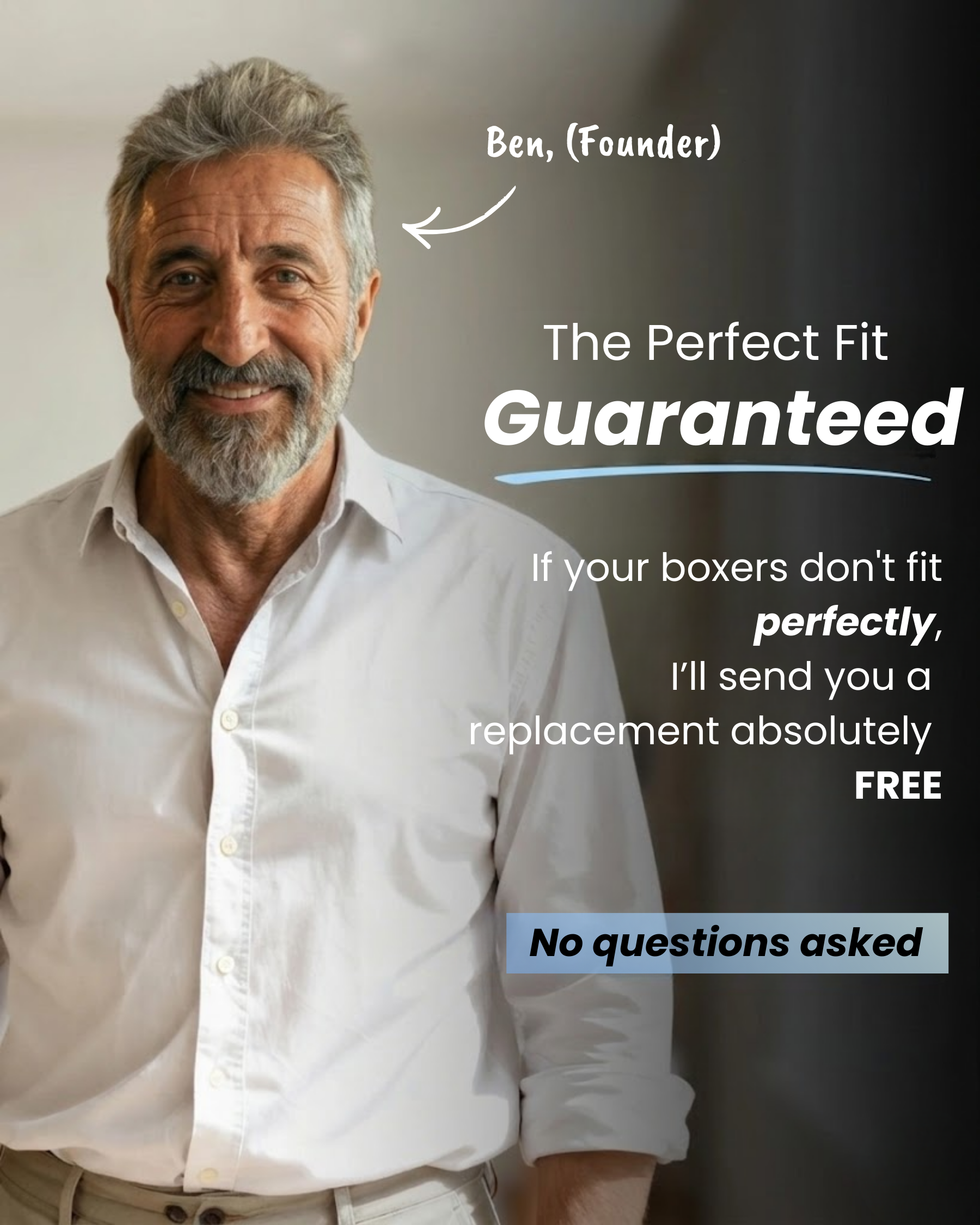 Ben’s Pro Leak-Proof Boxers (Grey)