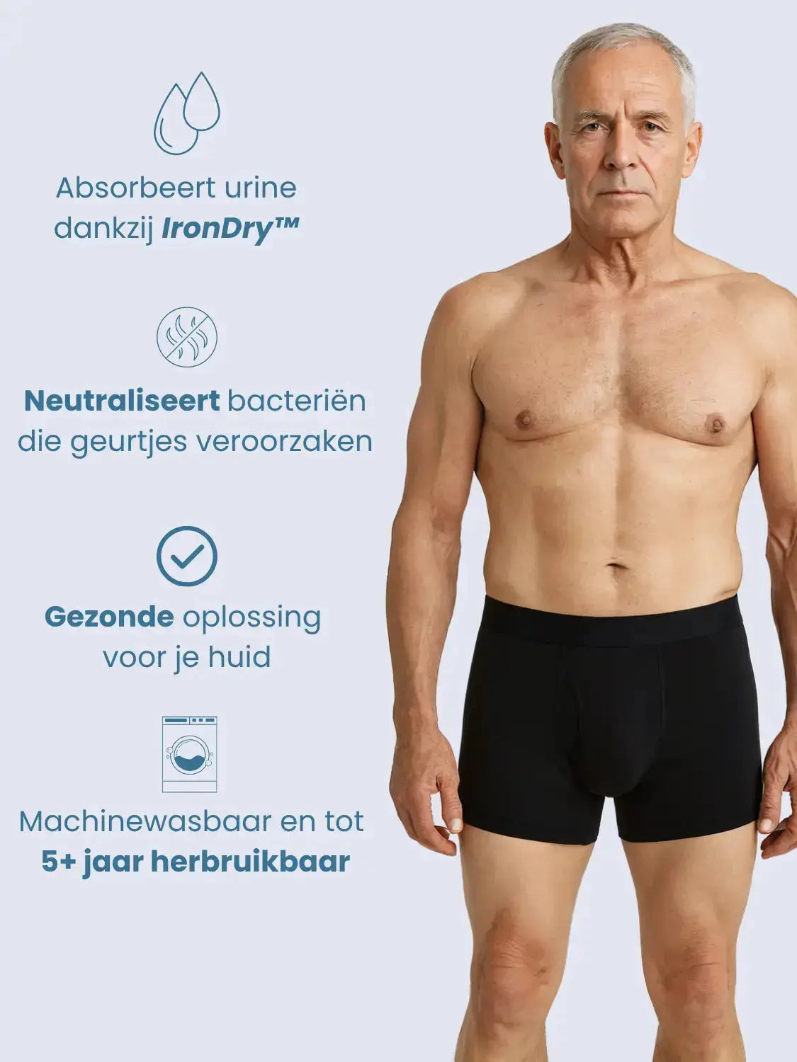 Ben's Originele Lekvrije Boxers (Zwart) BEN'S BOXERS